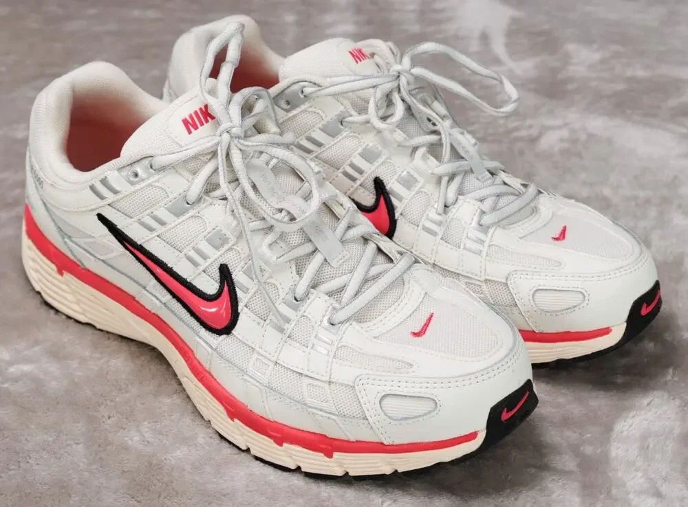 Nike P-6000 Sail White Guava Ice Pink Sneakers Womens Size 10 HJ7361-133